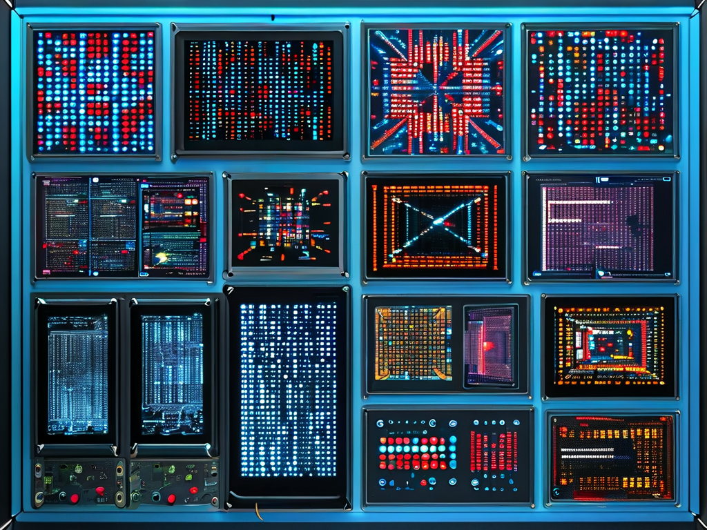 Design and Application of Dot Matrix Displays in Embedded Development Testers