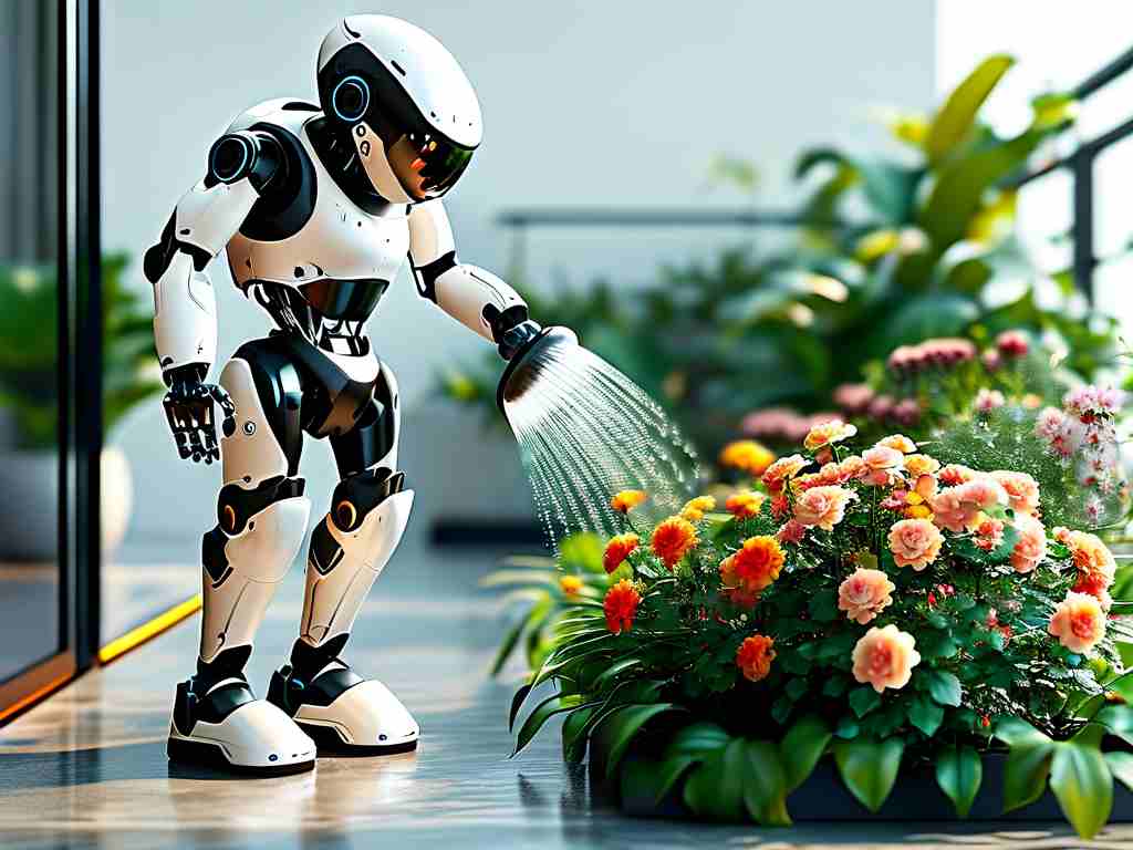 Exploring the Working Mechanism of Robotic Plant Watering Systems